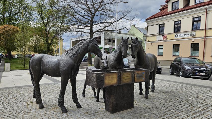Grupa ludzi w zrewitalizowanej przestrzeni